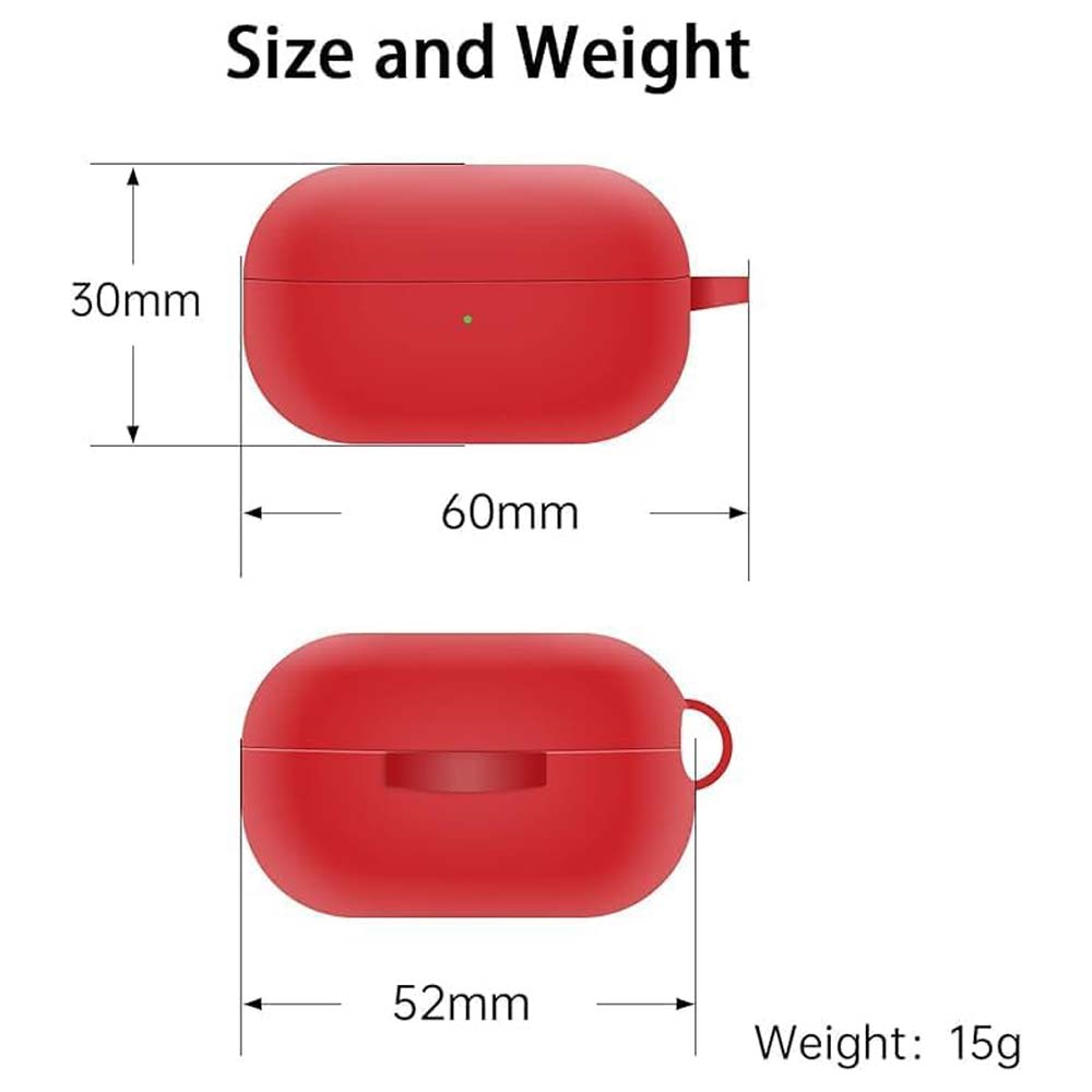 Silicone Case Compitable for Samsung Galaxy Buds 2 Pro/2/Pro/Live - Shockproof Protective Cover with Keychain for Earbuds, Durable & Stylish (Multi) Nawazia