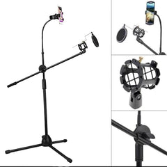SJ-10 Tripod Microphone Stand | Durable & Adjustable Stand for Studio & Stage Nawazia