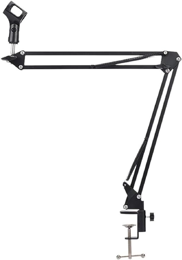 Professional Recording Microphone Stand | Adjustable Scissor Arm for Dynamic & Condenser Mics Nawazia