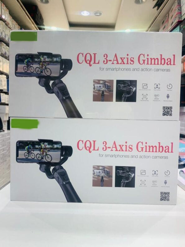 CQL 3-Axis Gimbal | Smartphone & Action Camera Stabilizer for Smooth Video & Photography Nawazia