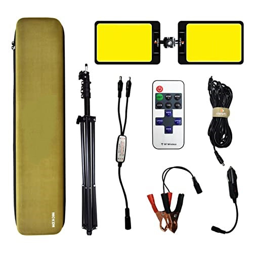 LED Work Light with Telescoping Tripod | 20,000 Lumen Dual-Head Adjustable Stand for Outdoor & Indoor Tasks Nawazia