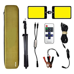 LED Work Light with Telescoping Tripod | 20,000 Lumen Dual-Head Adjustable Stand for Outdoor & Indoor Tasks Nawazia