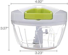 Easy Spin Cutter Hand Chopper | Effortless Manual Food Chopper for Quick Meal Prep Nawazia