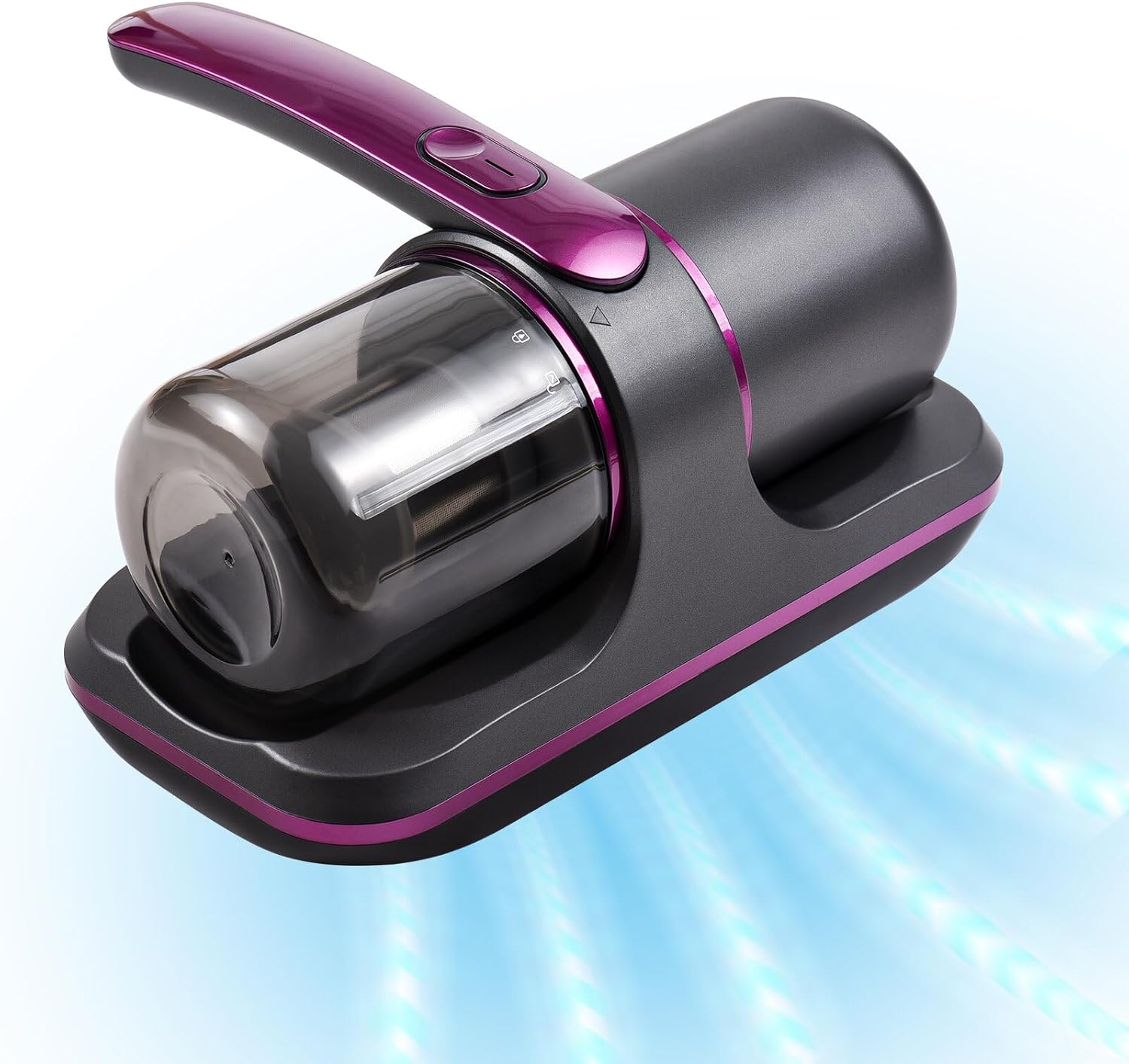 100W Cordless Mattress Vacuum - UV Bed Cleaner, 8000Pa Suction, 2 Speeds, 250ml Dust Cup for Bedding and Clothes Cleaning Nawazia