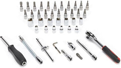 Heavy Duty Hand Tool Storage Box | 46-Piece Portable Auto Repair Kit with Ratchet & Socket Wrench Set Nawazia