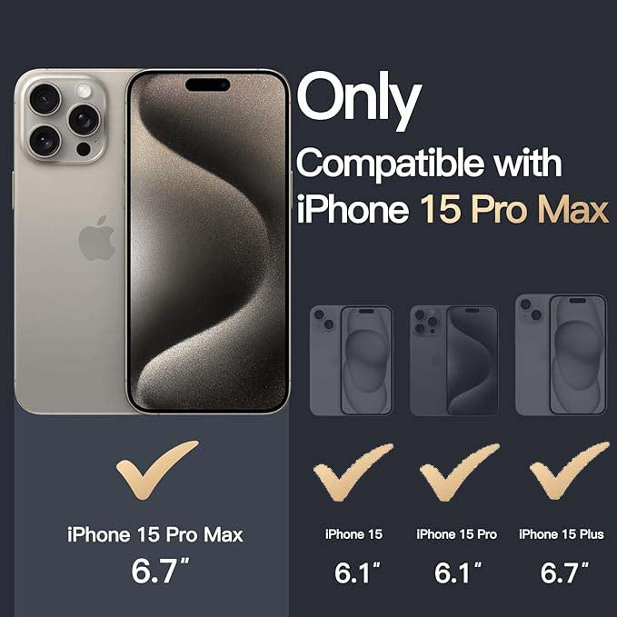 MagSafe Compatible Magnetic Phone Case | Military-Grade Protection for iPhone 15 Series Nawazia