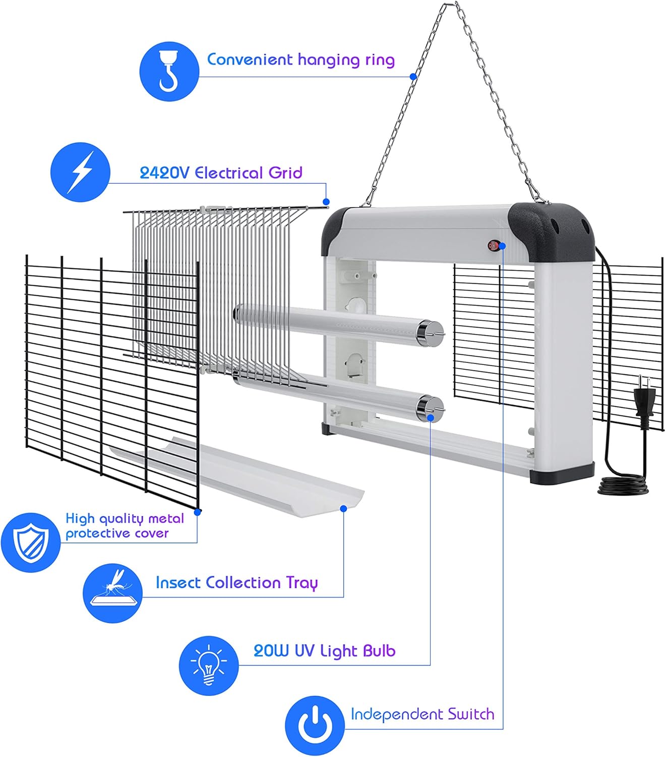 20W UV Mosquito Killer,
