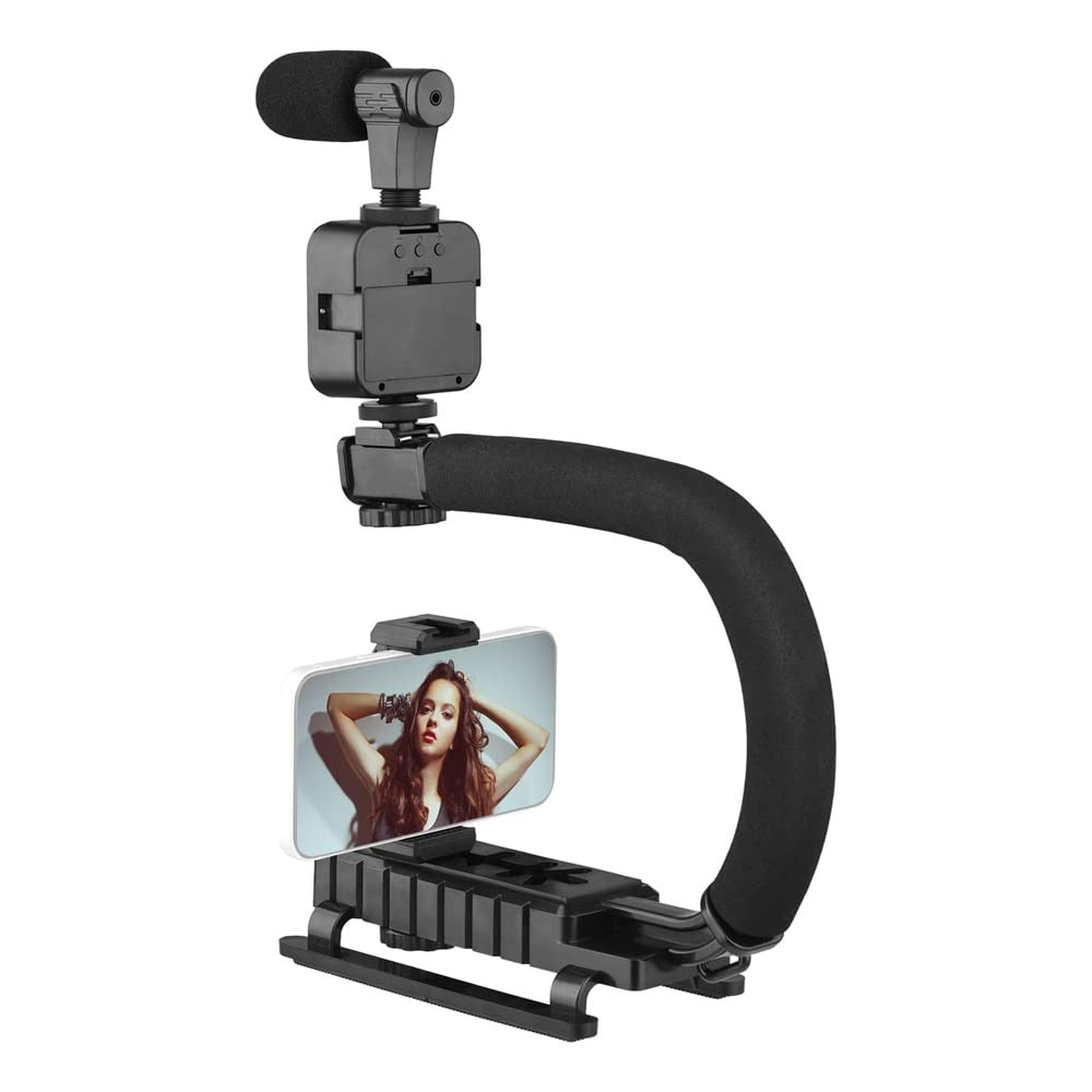 AY-49U U-Shaped Video Making Stabilizer Kit | Handheld Camera Gimbal for Smooth Filmmaking Nawazia