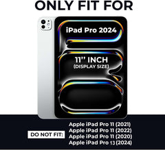 iPad Pro 11" 2024 (M4) Case - 360° Rotating Smart Folio Cover with Auto Sleep/Wake & Multi-Angle Stand (Multi-Color) Nawazia