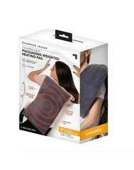 Heat Massaging Weighted Heating Pad by Sharper Image – Electric Heating Pad with Vibrations Nawazia