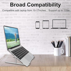 Creative Folding Laptop Stand | Adjustable & Portable Bracket for Enhanced Ergonomics Nawazia