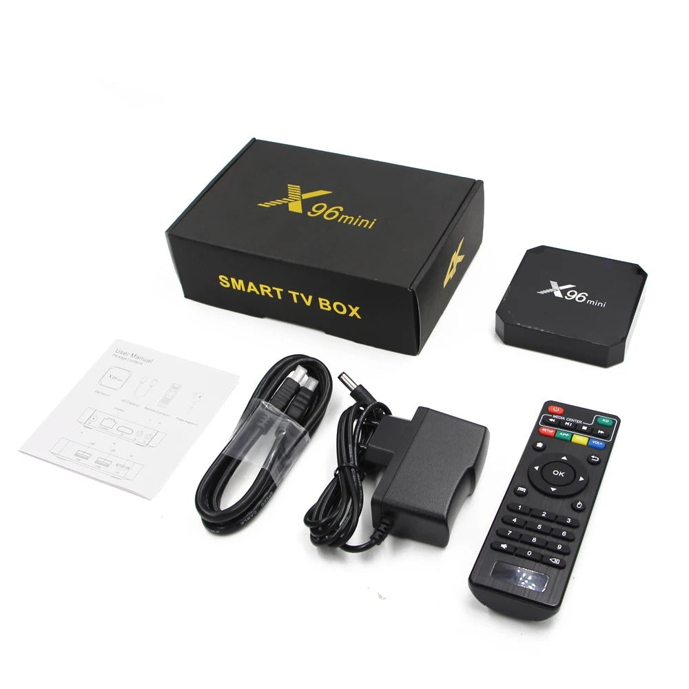 X96 Mini Smart TV Box | Android Set-Top Box with G WiFi, 3D Video, and 4K Ultra HD Media Playback Nawazia