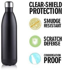 Stainless Steel Water Bottle – 500ml Cola Shape | Maroon ,Black| Hot & Cold Nawazia