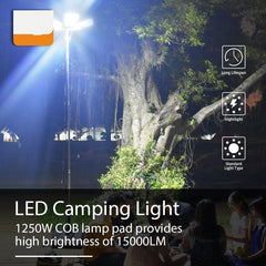 360° LED Camping Light | Adjustable RF-Controlled Fishing Rod Lamp | 12V Multifunction Outdoor Light Nawazia