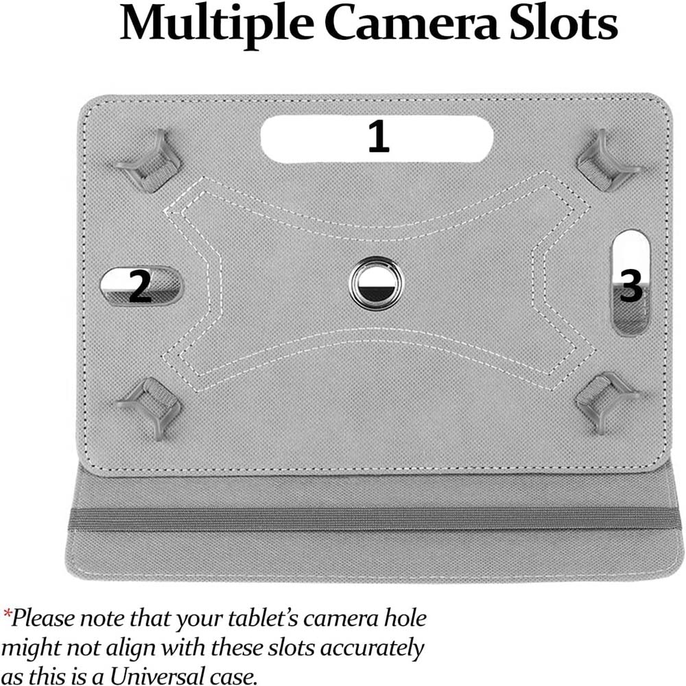 360° Rotating Case for Universal 8/9-Inch Tablets - Premium Leather Cover with Auto Sleep/Wake & Multi-Angle Stand (Multi-Color Options) Nawazia