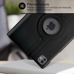 iPad Pro 11" 2024 (M4) Case - 360° Rotating Smart Folio Cover with Auto Sleep/Wake & Multi-Angle Stand (Multi-Color) Nawazia