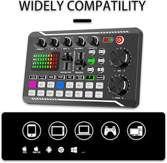 Ultimate Podcasting Ensemble – V9 Mixer, BM800 Mic & Sound Card for Pro-Quality Audio Nawazia