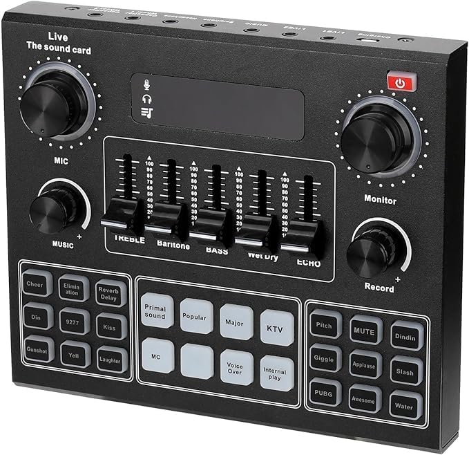 Elite V9 Sound Card & BM800 Pro Microphone Bundle | Complete Setup for Professional Broadcasting Nawazia