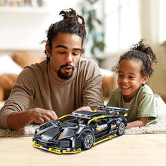 1215-Piece Sports Car Building Blocks | 1:14 Race Car Model Set | STEM Supercar Toy for Boys, Girls & Adults | Collectible Display, Engineering Kit Nawazia