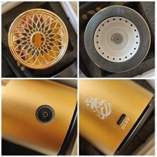 Car Bukhoor Arabic Oud Air Freshener – Rechargeable USB Oud Diffuser for Car and Home Nawazia