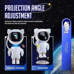Astronaut Galaxy Star Projector Night Light | Starry Nebula Ceiling LED Lamp with Timer & Remote Nawazia