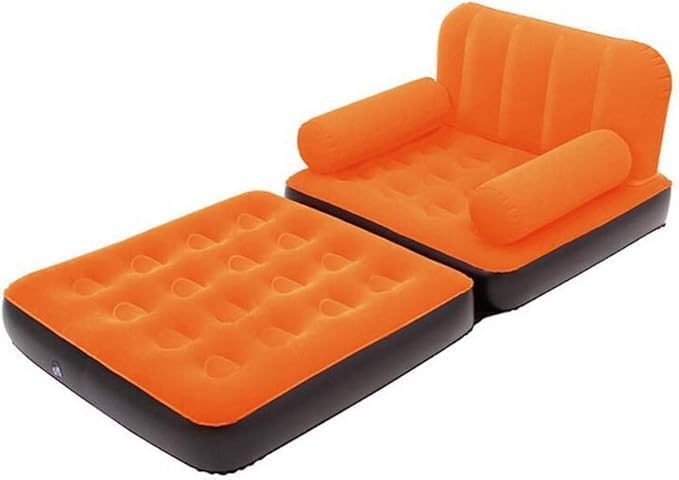 Foldable Inflatable Lazy Sofa Bed | Comfortable Single-Seat for Balcony, Garden, & Outdoor Use Nawazia