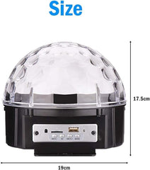 LED Disco Lights Party Lights | Rotating Crystal Magic Ball for Vibrant Celebrations Nawazia