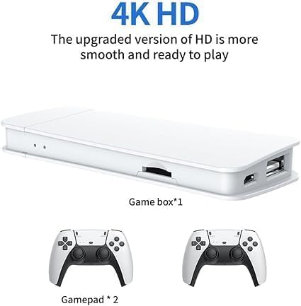 Retro Game Stick M15 | 64GB TV Gaming Console with 20,000+ Games | 4K HDMI-Compatible Nawazia