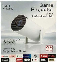 HY300 PRO 4K Projector – Android 11 Dual WiFi | 1080P & 1280x720P HD Home Theater for Premium Cinema Experience Nawazia