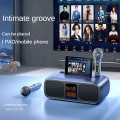 S39 Karaoke Speaker | All-In-One Wireless Entertainment System with Dual Horns & Microphones Nawazia