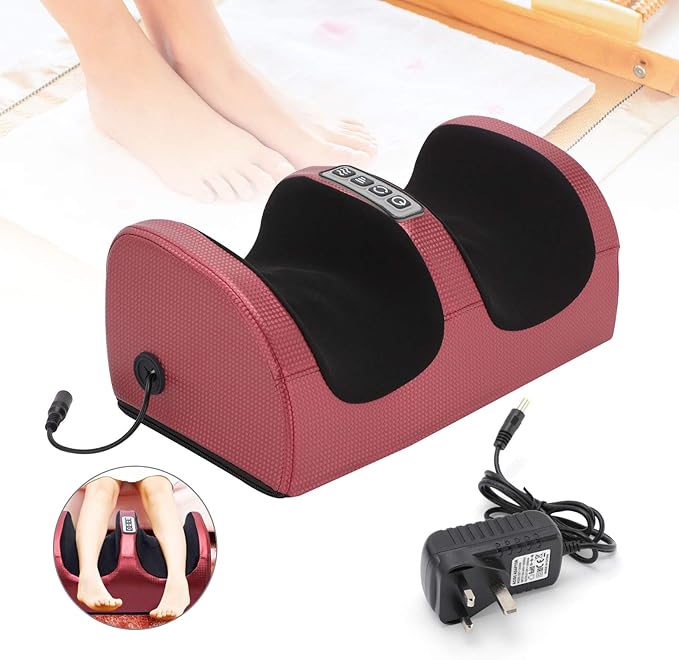 Leg Air Compression Electrical Kneading Massager Machine | Electric Shiatsu for Pain Relief & Circulation Nawazia