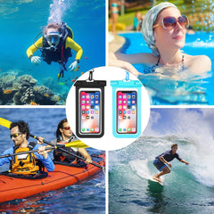 Waterproof Phone Pouch | IPX8 Waterproof Cell Phone Case | Universal Dry Bag for All Mobile Phones | Essential for Beach, Water Sports, & Outdoor Activities Nawazia