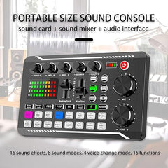 Ultimate Podcasting Ensemble – V9 Mixer, BM800 Mic & Sound Card for Pro-Quality Audio Nawazia
