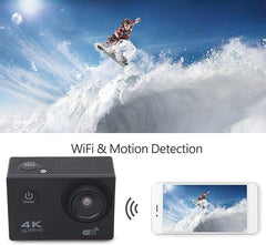 HD 1080P Outdoor WiFi Sports Camera | Waterproof Housing | 140° Wide Angle Lens & Accessory Kit Nawazia