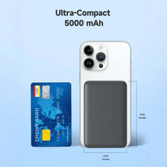 5000mAh Ultra-Slim Magnetic Power Bank for Fast Wireless Portable Charging
