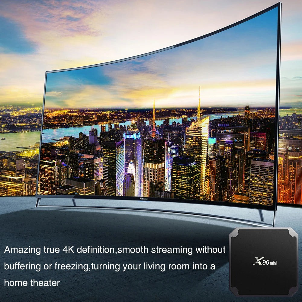 X96 Mini Smart TV Box | Android Set-Top Box with G WiFi, 3D Video, and 4K Ultra HD Media Playback Nawazia