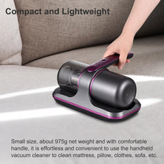 100W Cordless Mattress Vacuum - UV Bed Cleaner, 8000Pa Suction, 2 Speeds, 250ml Dust Cup for Bedding and Clothes Cleaning Nawazia