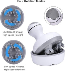 Smart 4D Head Massager | Electric Scalp Massager with 4 Heads & 84 Nodes | Hair Growth & Stress Relief Nawazia