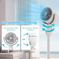 Home Smart Electric Air Cooling Fan – Quiet, Portable Air Circulation System with Remote Control Nawazia