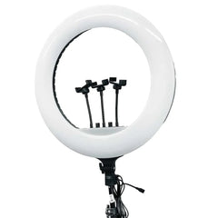 14-Inch Selfie Ring Light & Tripod – Adjustable Lighting with 3 Phone Holders Nawazia