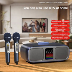 S39 Karaoke Speaker | All-In-One Wireless Entertainment System with Dual Horns & Microphones Nawazia