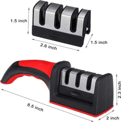 Compact Pull-Through Kitchen Knife Sharpener | Efficient Tool for Home Kitchens Nawazia