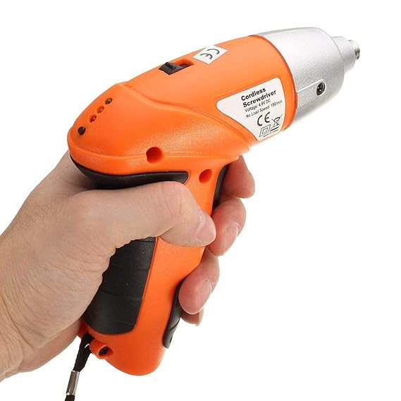 Rechargeable Electric Screwdriver | Cordless Screwdriver with Dual LED Light | 3.6V 1300mAh Li-ion Compact Tool Nawazia
