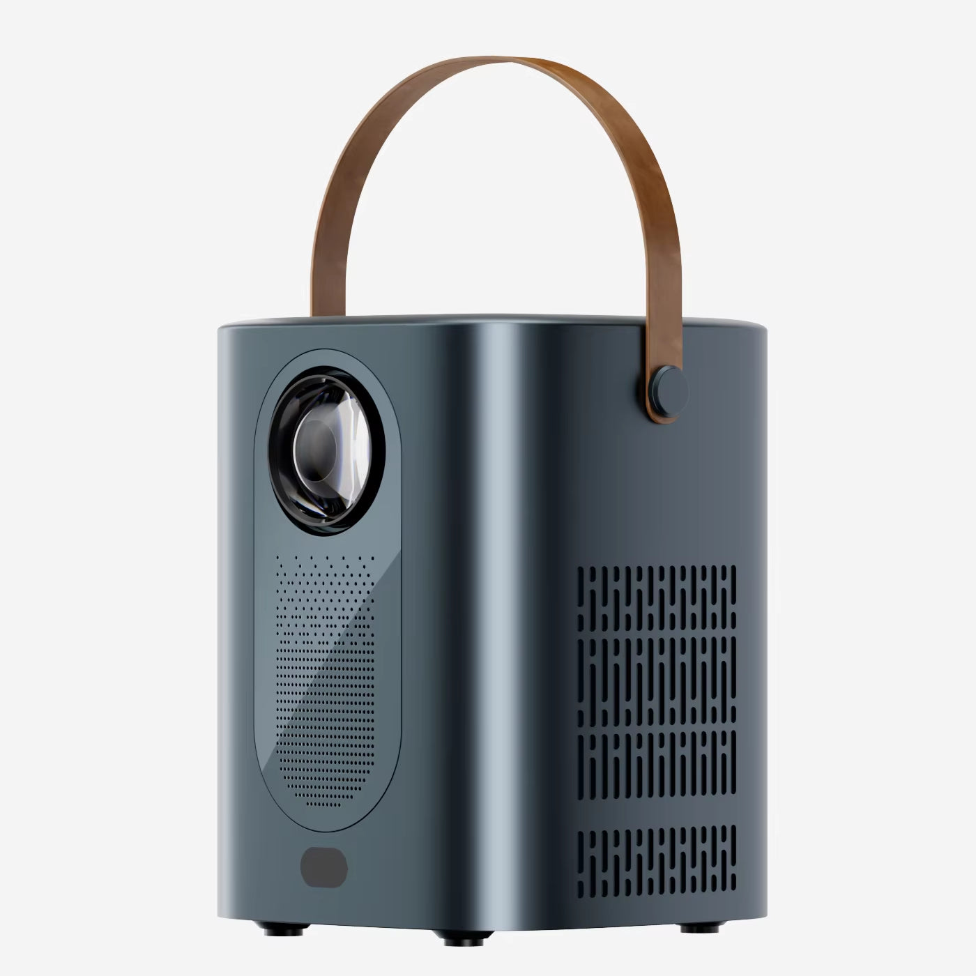 HY6 4K Smart DLP Android 9 Mini Video Projector | Portable Home Theater with Streaming Apps & Built-in Speaker | High-Definition Projection Nawazia