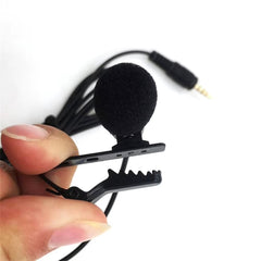 3.5mm Lavalier Microphone for Mobile Phone – Tie Clip, Audio & Video Recording, Stretch-Resistant, Environmentally Friendly, Flexible & Practical Nawazia