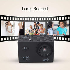 HD 1080P Outdoor WiFi Sports Camera | Waterproof Housing | 140° Wide Angle Lens & Accessory Kit Nawazia