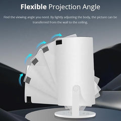 HY300 PRO 4K Projector – Android 11 Dual WiFi | 1080P & 1280x720P HD Home Theater for Premium Cinema Experience Nawazia