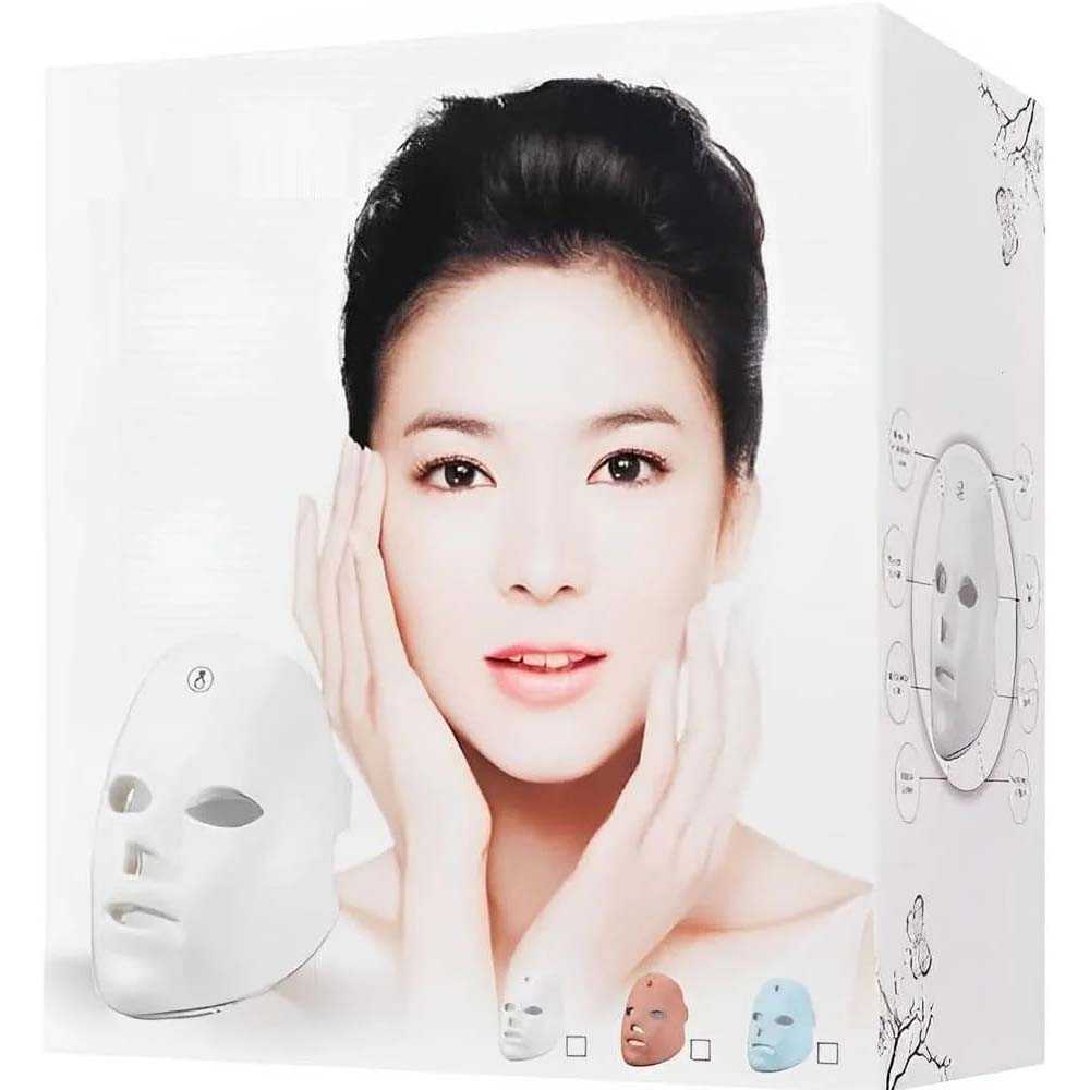 7-Color LED Light Therapy Face Mask