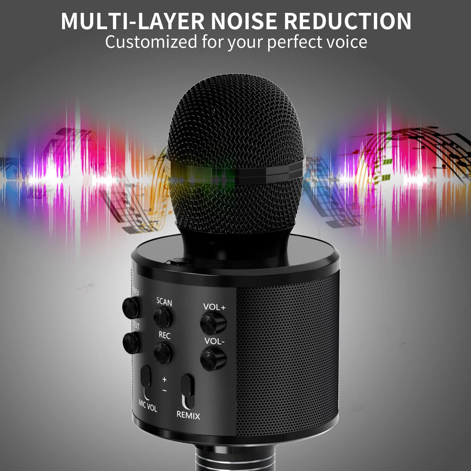 Wireless Karaoke Microphone | Bluetooth & USB Compatible | Fun for All Ages Nawazia