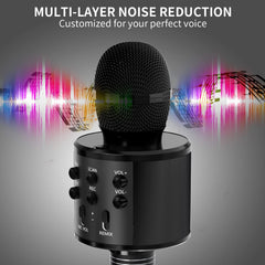 Wireless Karaoke Microphone | Bluetooth & USB Compatible | Fun for All Ages Nawazia